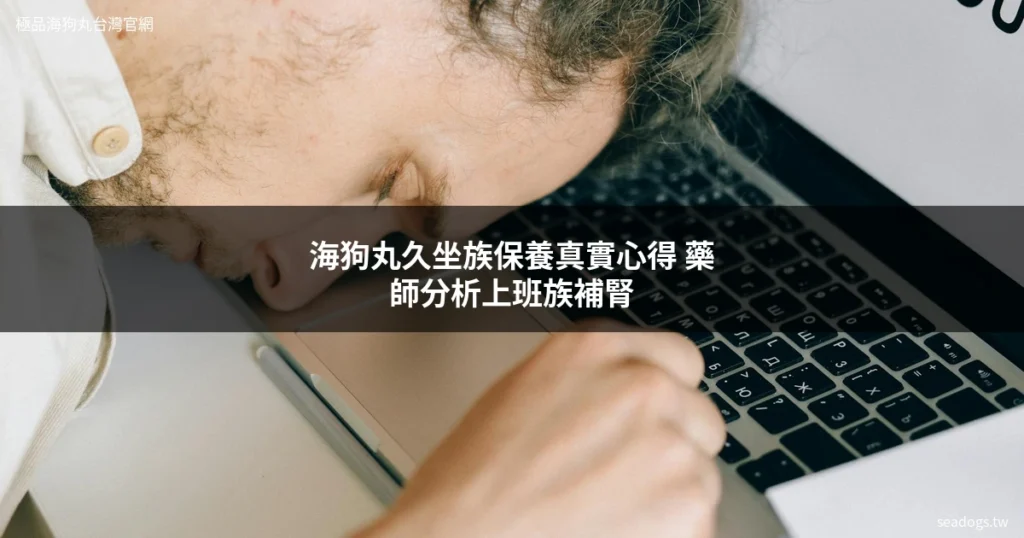 海狗丸久坐族保養 上班族補腎保健